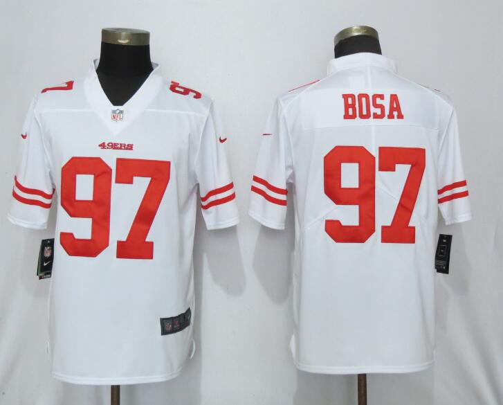 Men San Francisco 49ers #97 Bosa White Nike Vapor Untouchable Limited Player NFL Jerseys->arizona cardinals->NFL Jersey